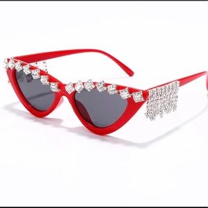New💕 Chic Rhinestone CatEye Sunglasses